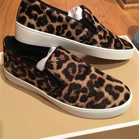 michael kors leopard slip on|Michael Kors slip on sneaker.